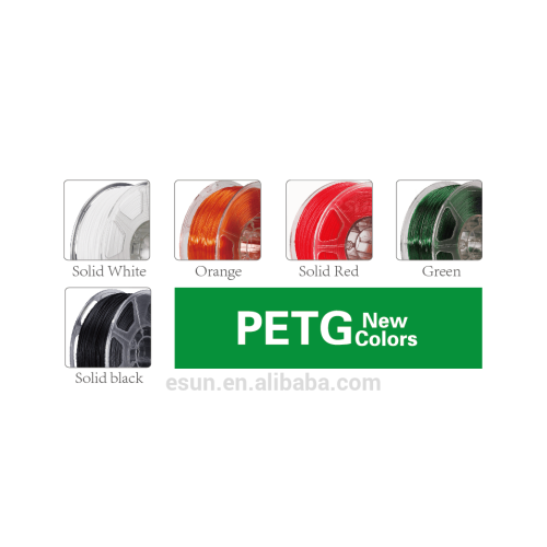 eSUN PETG filament for 3D printer (Five New Colors )